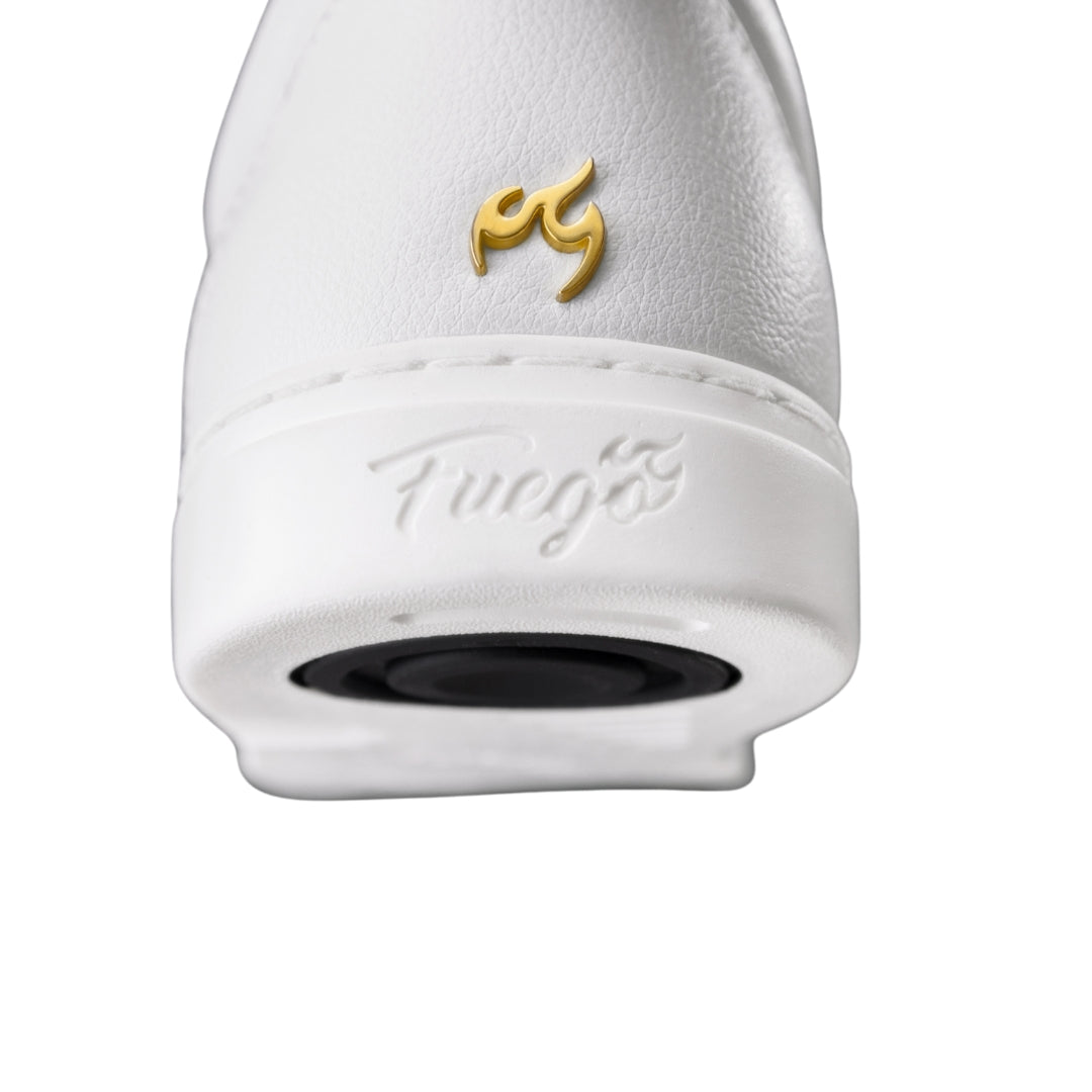 Fuego Low-Top Dance Sneakers in white