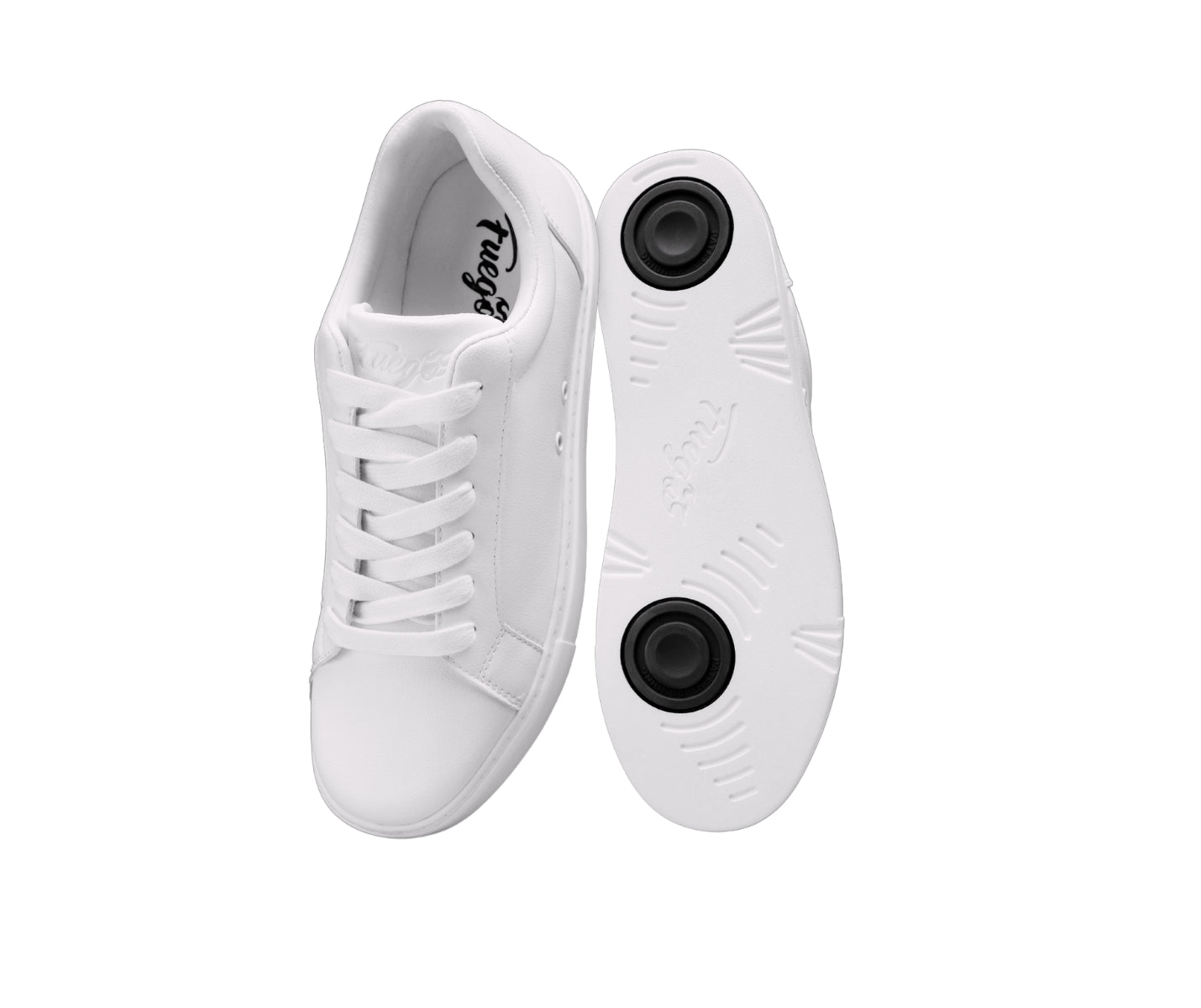 Fuego Low-Top Dance Sneakers en blanc