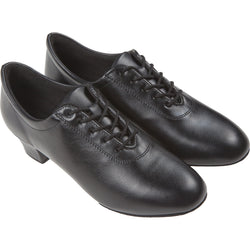 189 Leather dance shoes in black