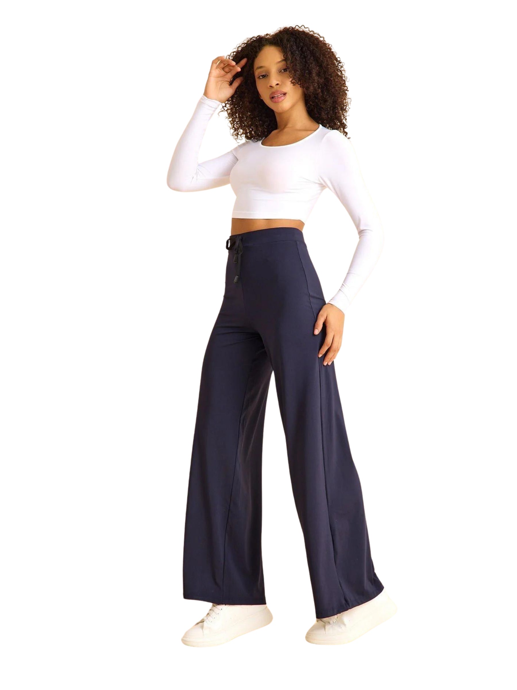 447 Mumbai Yoga Pants in Navy Blue