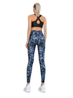 422 Extra high waist leggings in blue-black