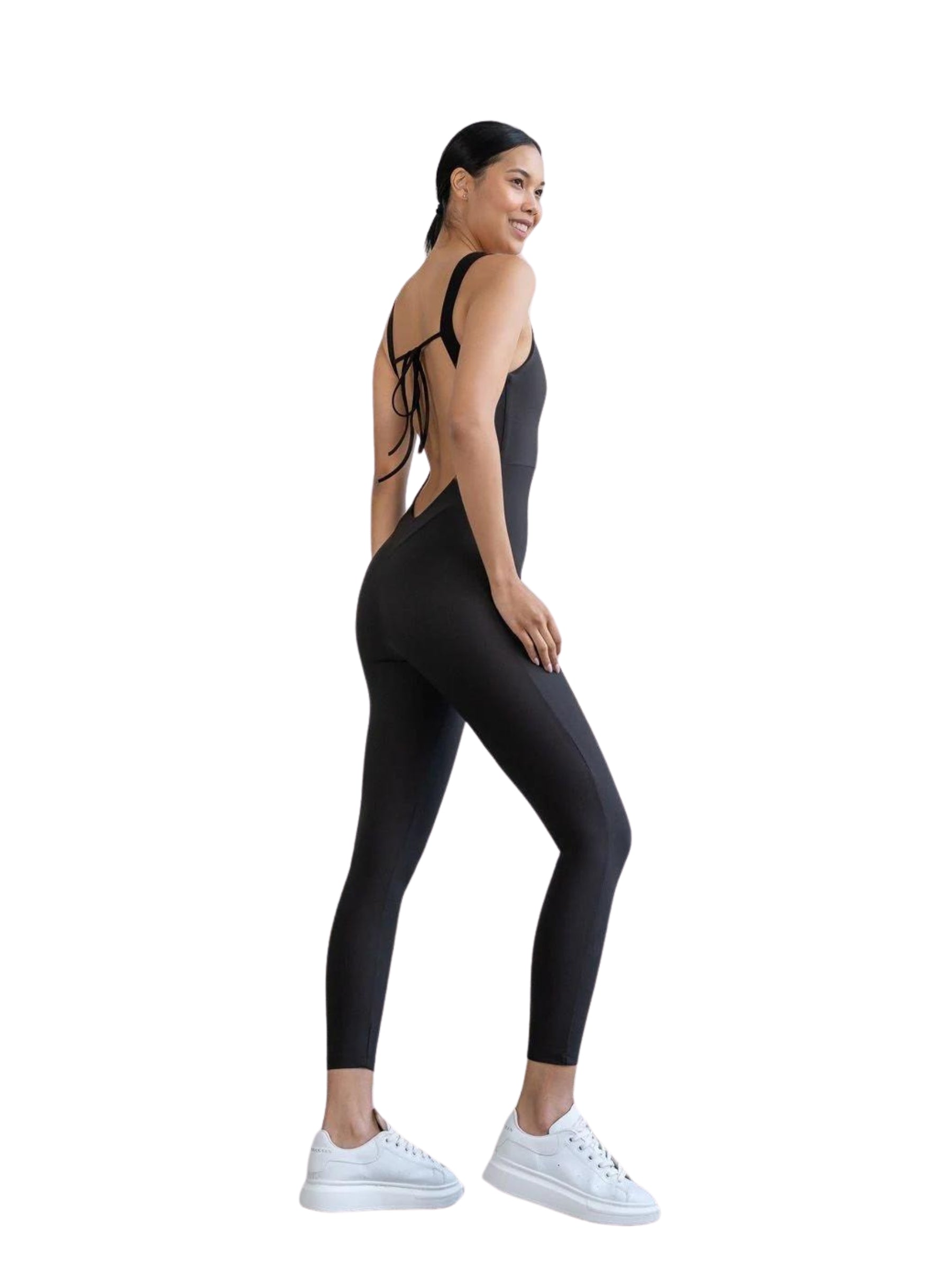 1600 full body jumpsuit in black