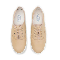 Smove Dance Sneaker in beige leather