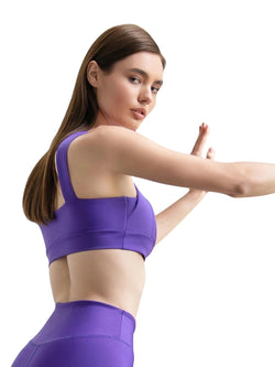 192 Reggiseno sportivo Decoltée in viola