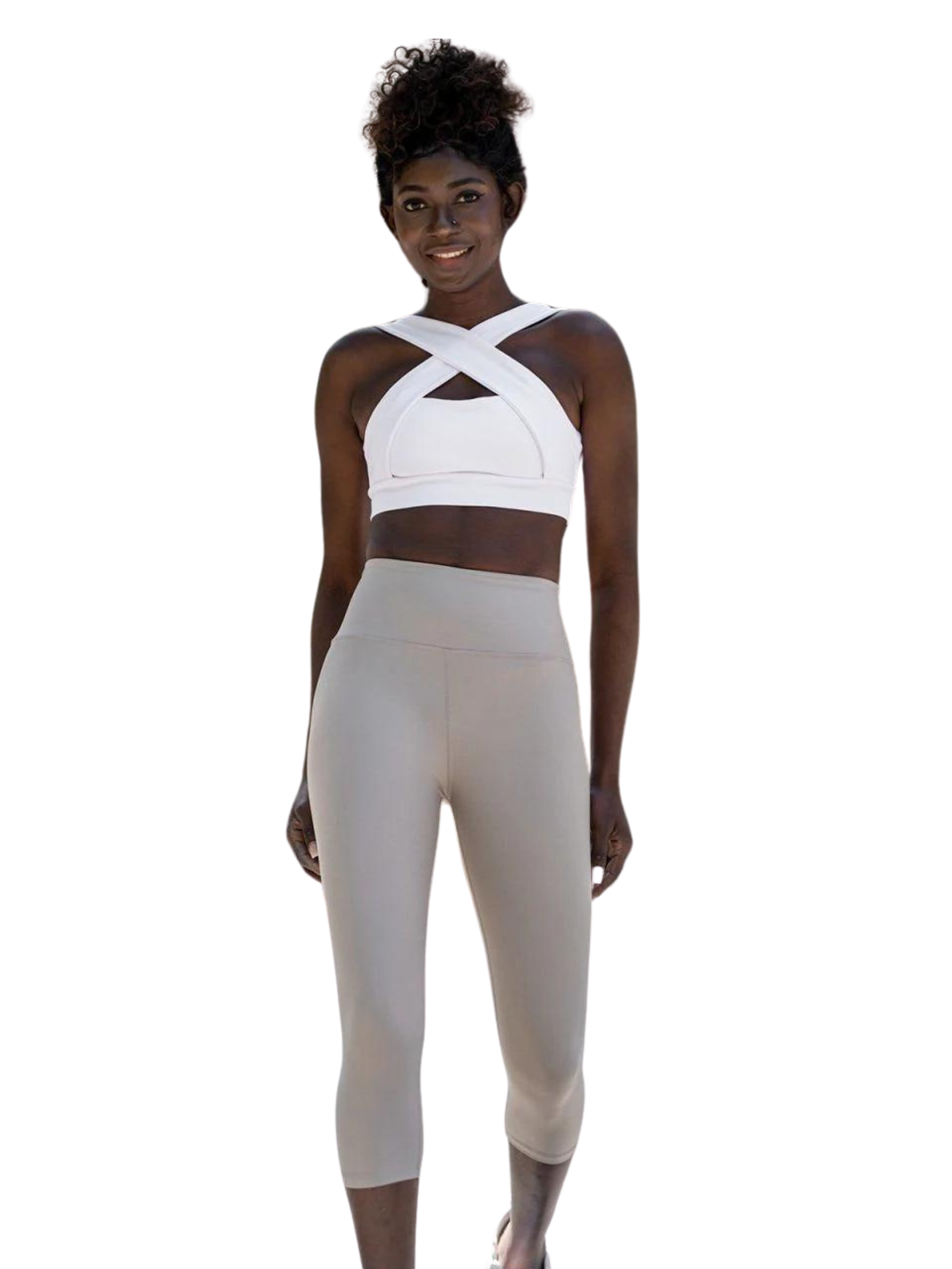 4723 Capri leggings in beige