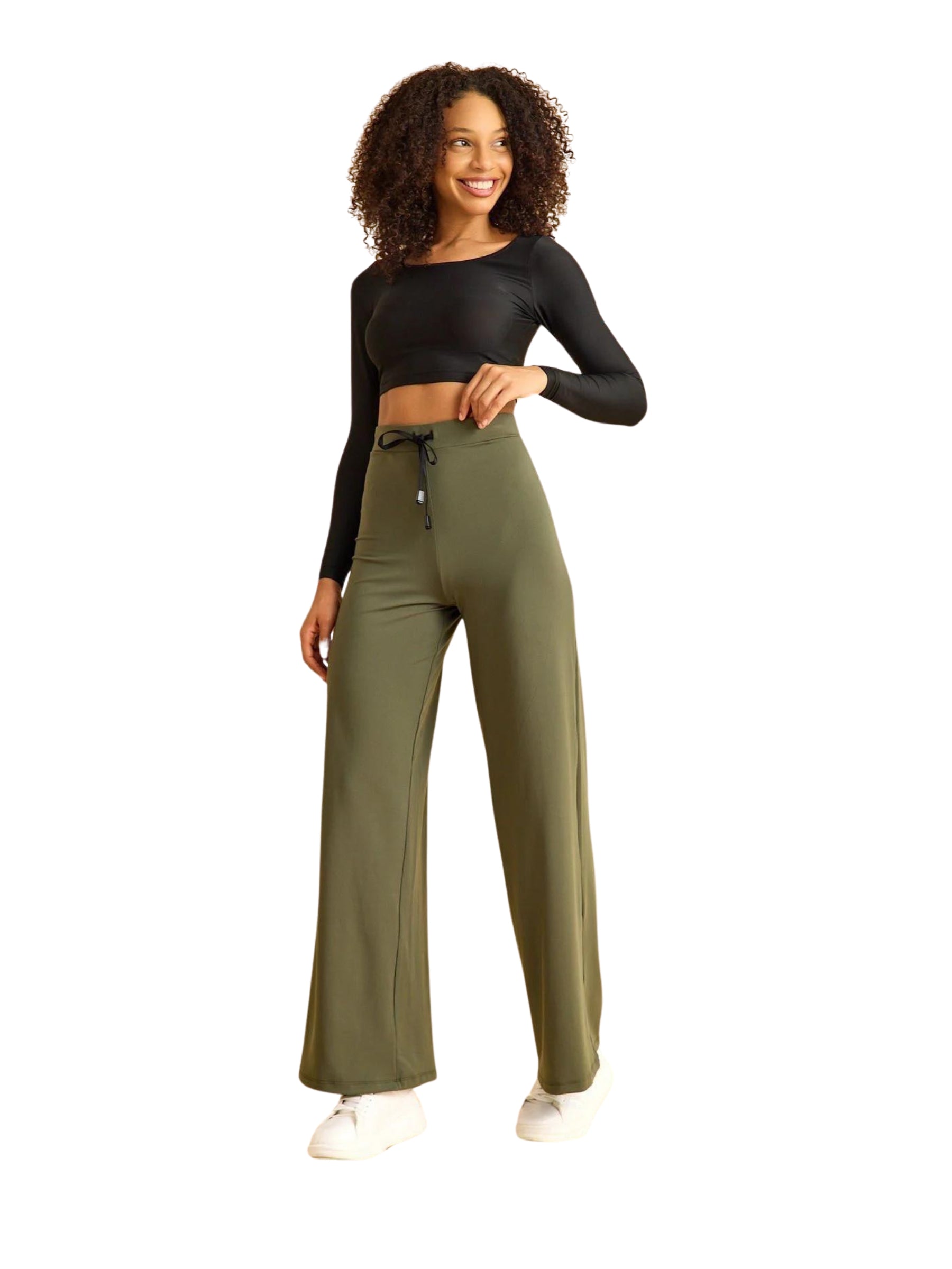 450 Mumbai yoga pants in khaki