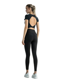 093 Larissa Sport top in black