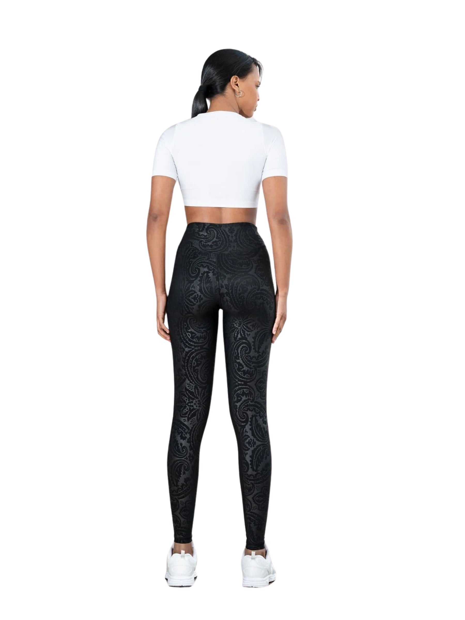 467 Leggings Bilboa Leather Look negros