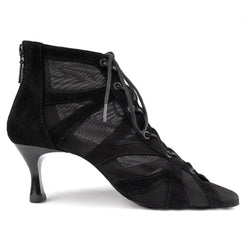 Zapatos de danza PD819 en nobuk negro