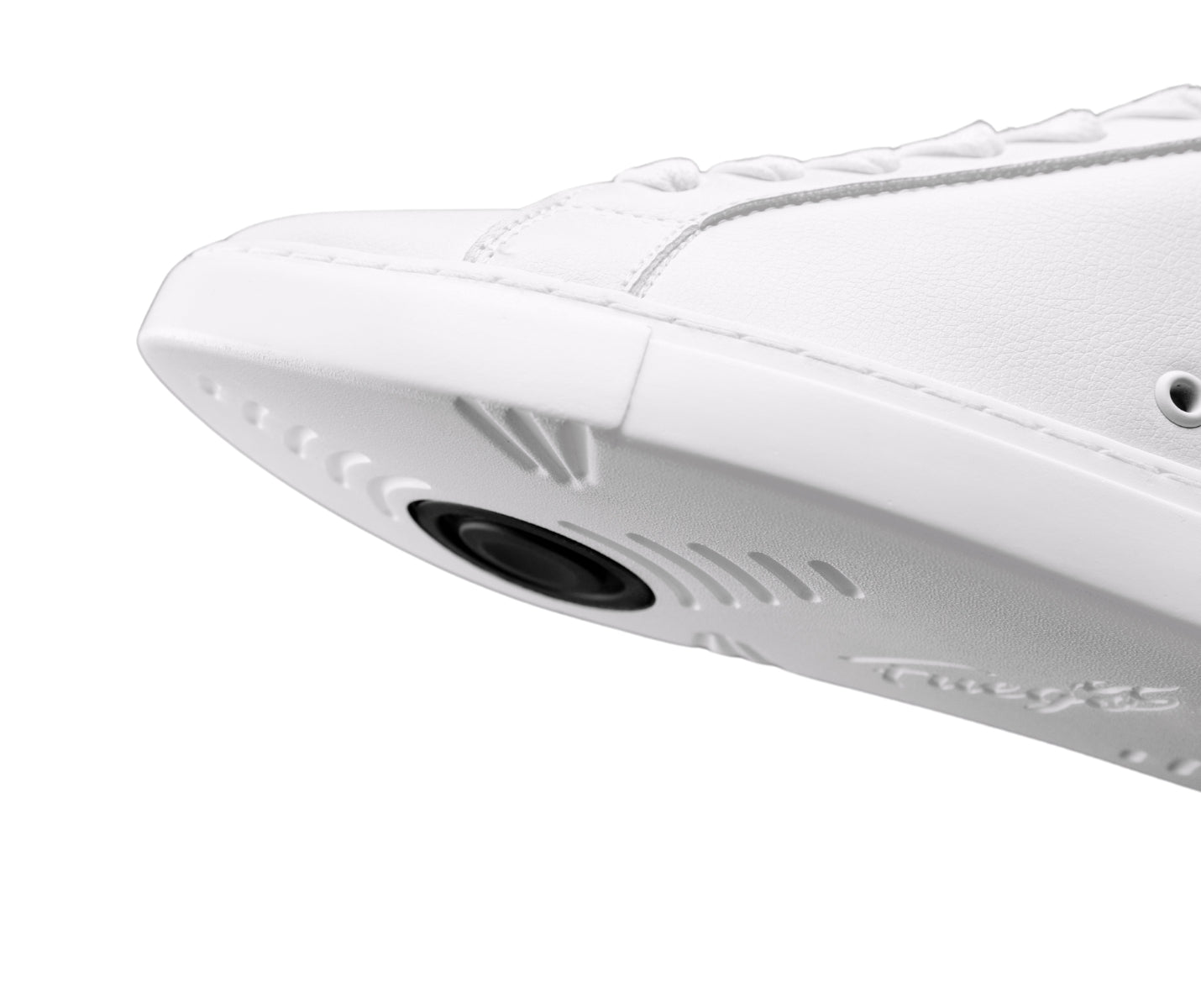 Fuego Low-Top Dance Sneakers en blanco