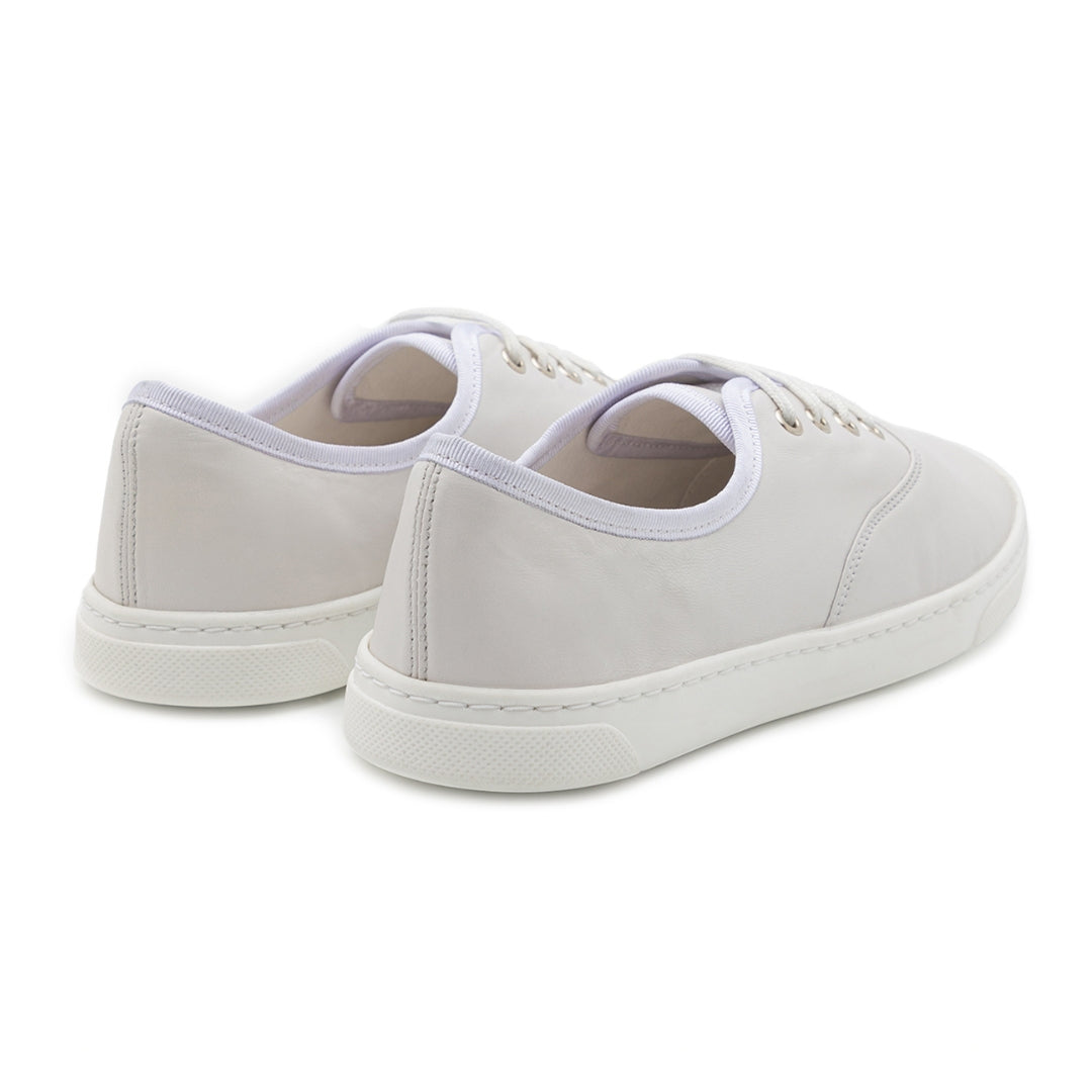 Smove Dance Sneaker in white leather