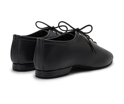 DQ Chaussures de danse jazz en cuir noir