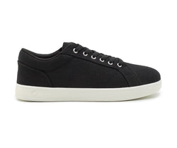 Smove Dance Sneaker in nero con suola bianca