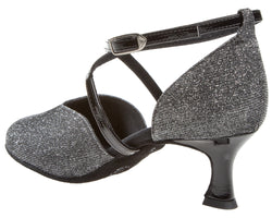 170 Chaussures de danse en paillettes anthracite