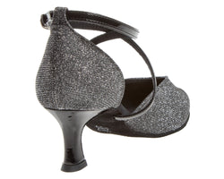 170 Chaussures de danse en paillettes anthracite