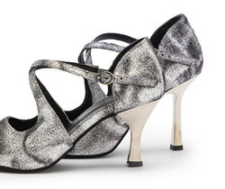 Orion dance shoes in silver