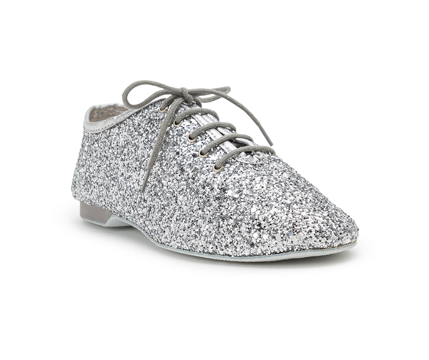 550 Silver Glitter dance shoes in glitter