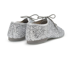 550 Silver Glitter Chaussures de danse en paillettes