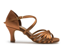 205 dance shoes in Satin Tan