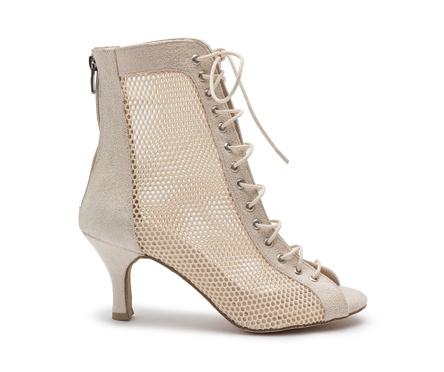 Scarpe da ballo con tacco Halley in beige