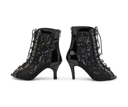 Halley Heels Dance Dance Shoes en negro Lack