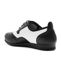 1611 - Sammy - Chaussures de danse - Noir/blanc