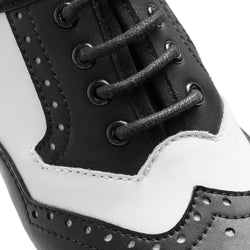 1611 Sammy dance shoes in black/white