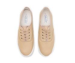 Smove Dance Sneaker en cuir beige