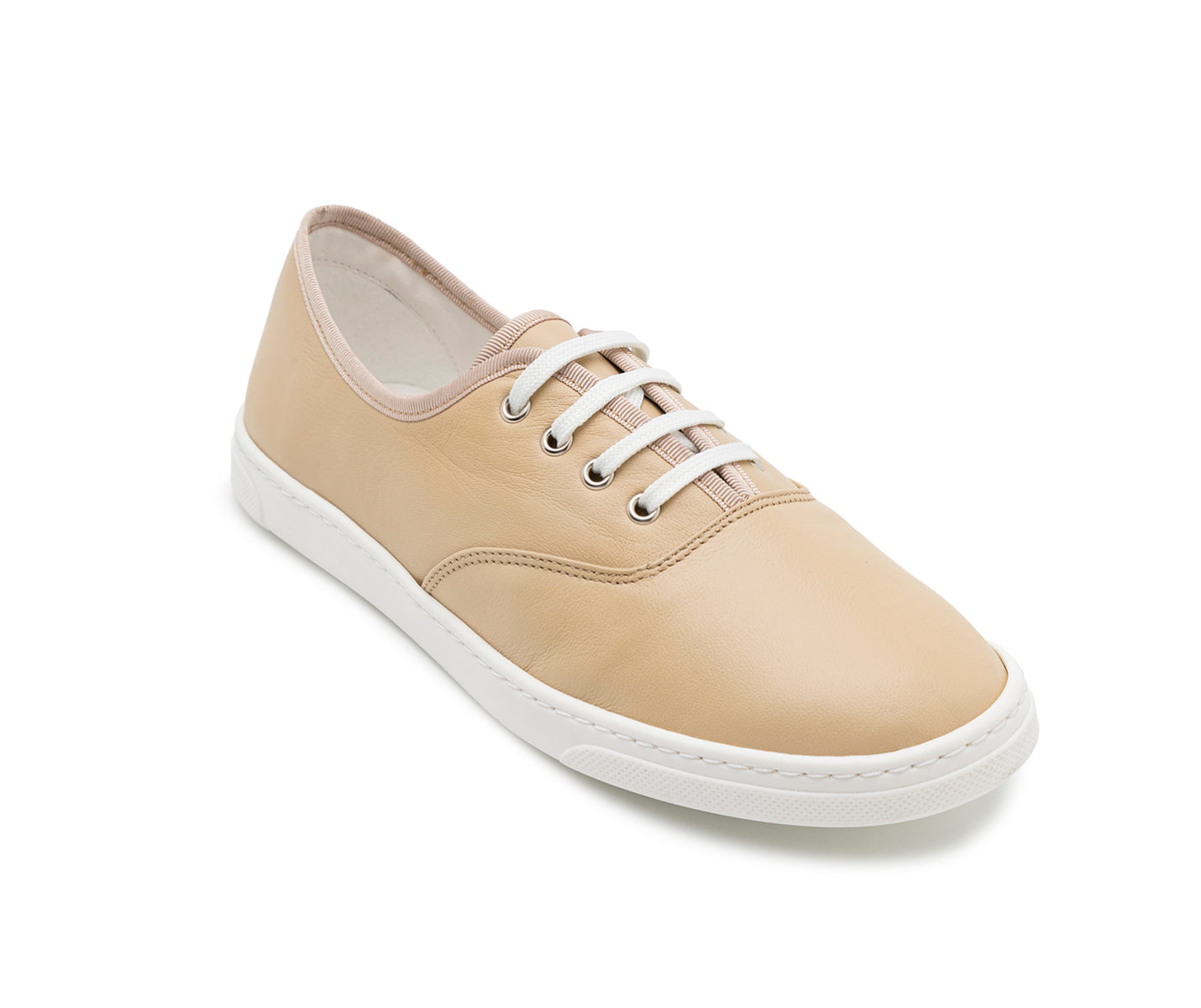 Smove Dance Sneaker in pelle beige