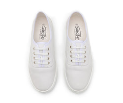 Smove Dance Sneaker in white leather