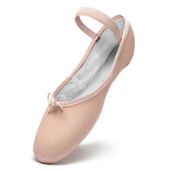 1003 Ballet Snaps Cuir en rose