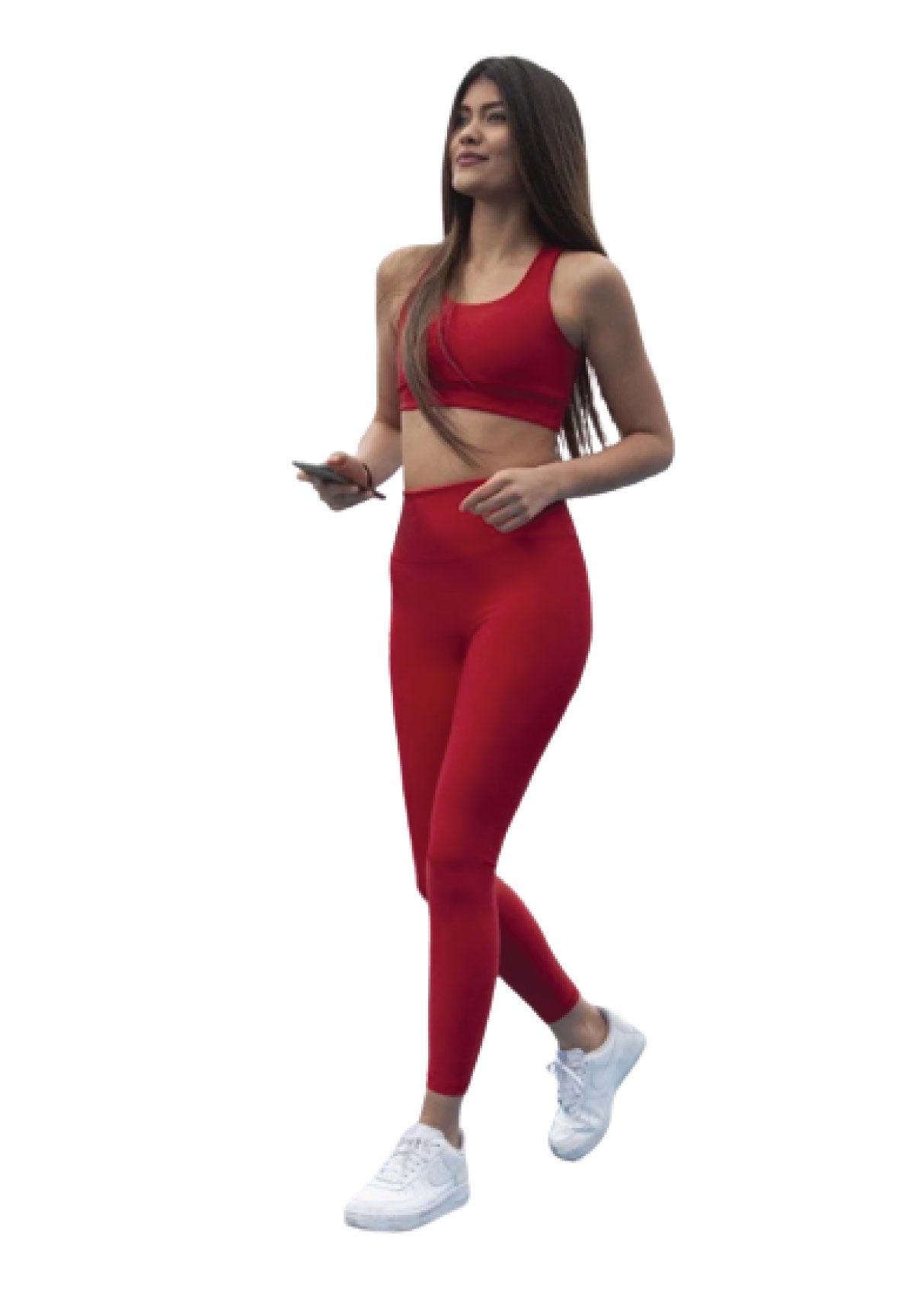 252 Extra High Waist Leggings in Rot