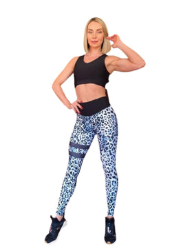 903 Leggings extra de cintura alta en leopardo