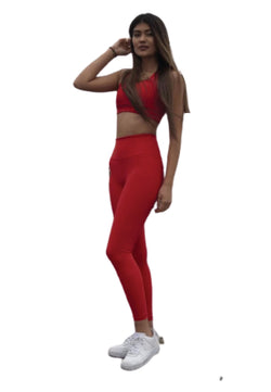 252 Extra High Waist Leggings in Rot