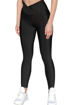 1033 Legging Taille Extra Haute en Noir