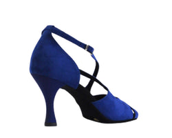 736 / 486 Scarpe da ballo in pelle scamosciata blu