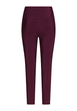 1087 Leggings in vita Ve in viola scuro