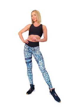 903 Leggings extra de cintura alta en leopardo