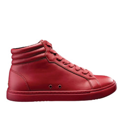 Fuego High-Top Dance Sneakers in red