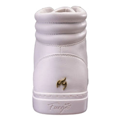 Fuego High-Top Dance Sneakers en blanco