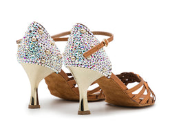 Mimoza dance shoes in bronze