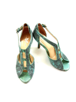 ESP11 Chaussures de danse en turquoise