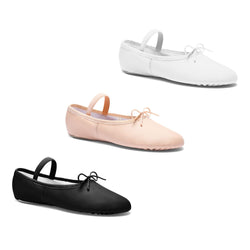 1001 Chaussons de danse en cuir rose