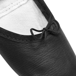 1001 Chaussons de danse en cuir noir