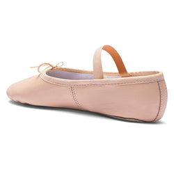 1001 pink leather ballet slippers