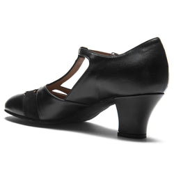 9233 Scarpe swing da donna in nero