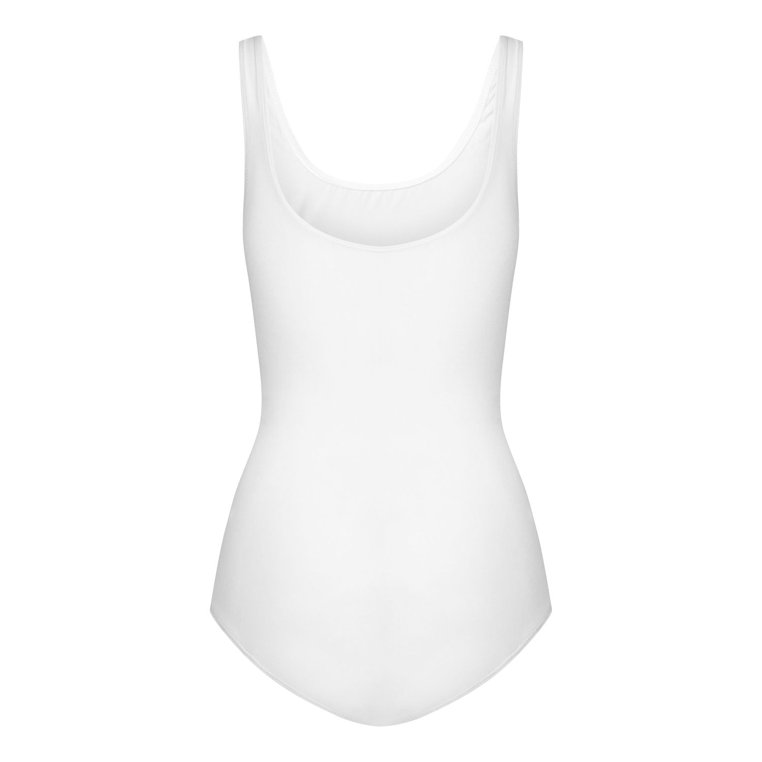 R3101 sleeveless body in white