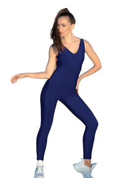 2105 Double Cross Jumpsuit in blue