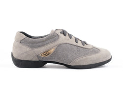 PD07 Sneaker da danza della moda in denim grigio