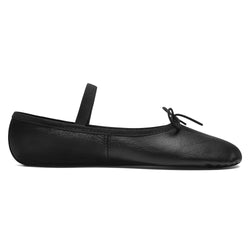 1003 balletto scatta pelle in nero